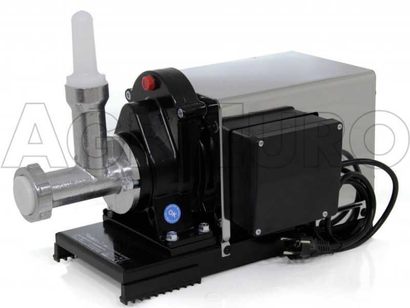 Torchio Pasta Reber 9070NSP INOX - Motore elettrico ad induzione professionale 1200W - Motoriduttore standard