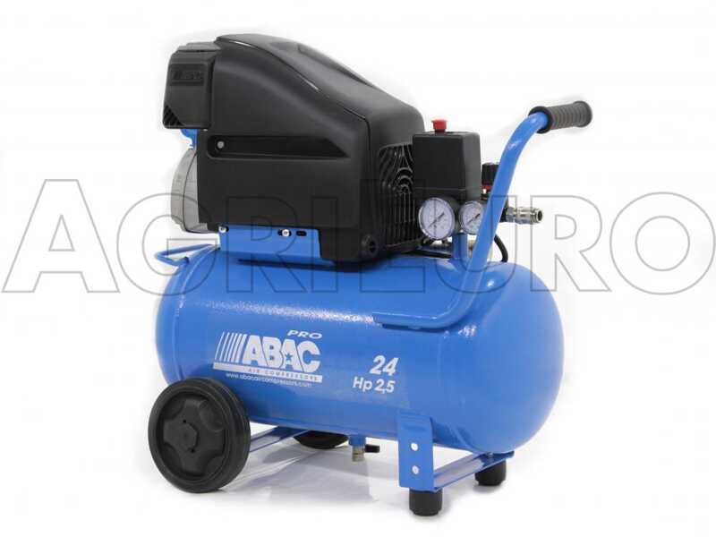 ABAC POLE POSITION PRO L25P - Compressore aria elettrico monofase - Motore 2.5 HP - 24 lt
