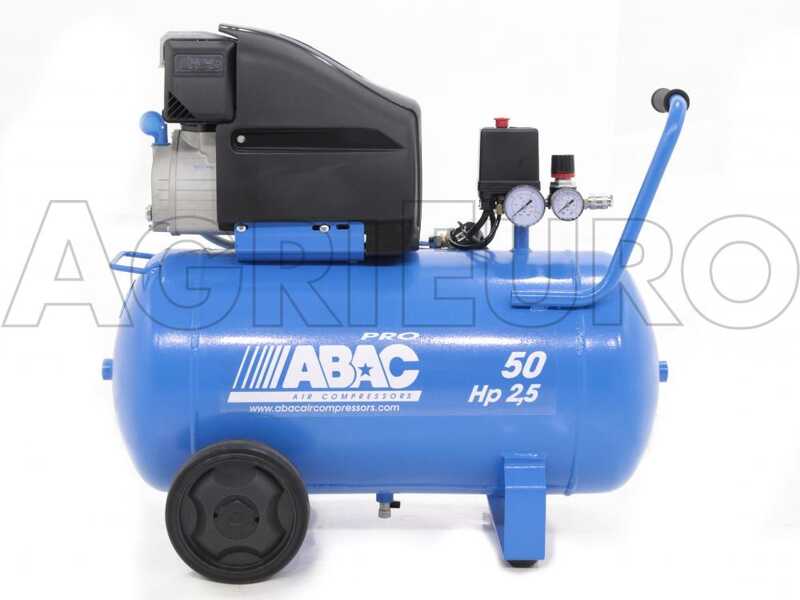 ABAC MONTECARLO L25P - Compressore aria elettrico monofase - Motore 2.5 HP - 50 lt
