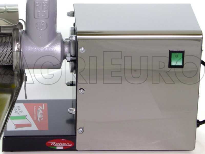 Reber 10900N - Passapomodoro multi-attrezzo - Motore a risparmio energetico da 250W