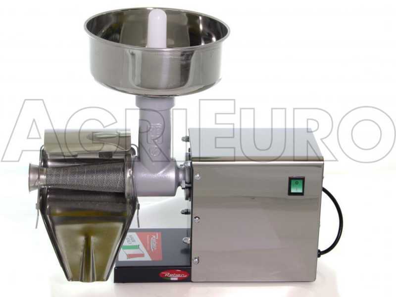 Reber 10900N - Passapomodoro multi-attrezzo - Motore a risparmio energetico da 250W