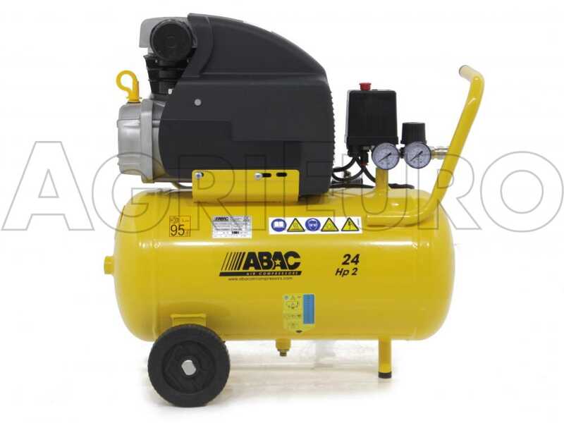 ABAC POLE POSITION B20 - Compressore aria elettrico monofase - Motore 2 HP - 24 lt