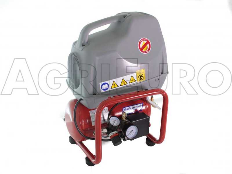FIAC AIR 6/F-201- Compressore aria elettrico portatile monofase, oil-less - Motore 1.5 HP - 6 lt