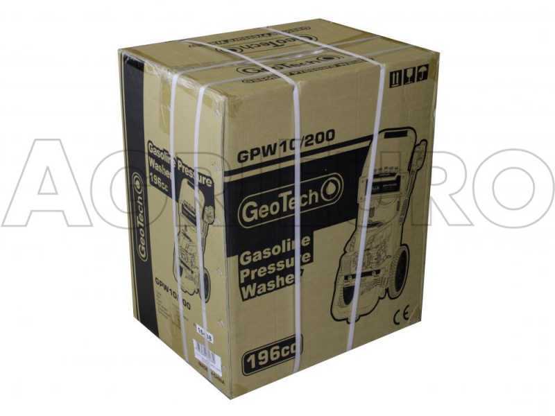 GeoTech GPW 10/200 - Idropulitrice a scoppio - 208 bar - 568 L/h - motore a benzina 196cc 6.5 HP