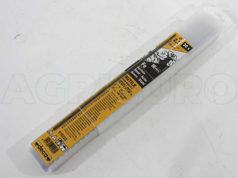Elettrodi rutili &Oslash; 2,5 mm - 30 pezzi