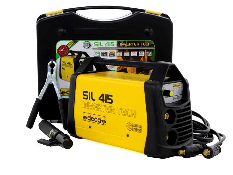 Deca SIL 415 - Saldatrice Inverter (MMA/TIG) + Valigetta, corrente continua (DC)