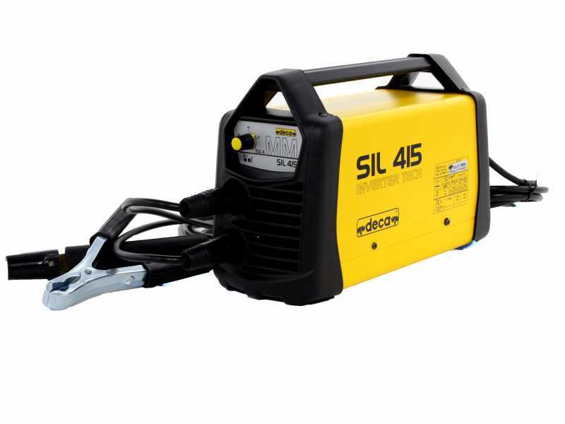 Saldatrice inverter Deca SIL 415 - 150 Amp max - alimentazione 230 Volt - kit di utilizzo