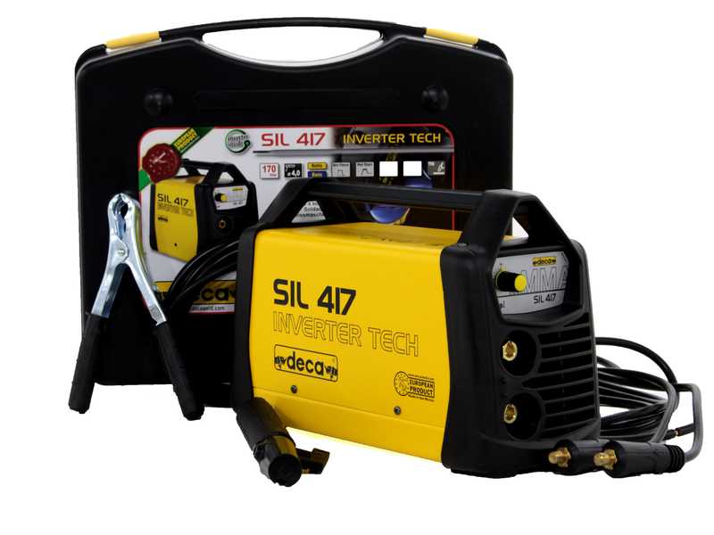 Deca SIL 417 - Saldatrice Inverter (MMA/TIG) + Valigetta, corrente continua (DC)