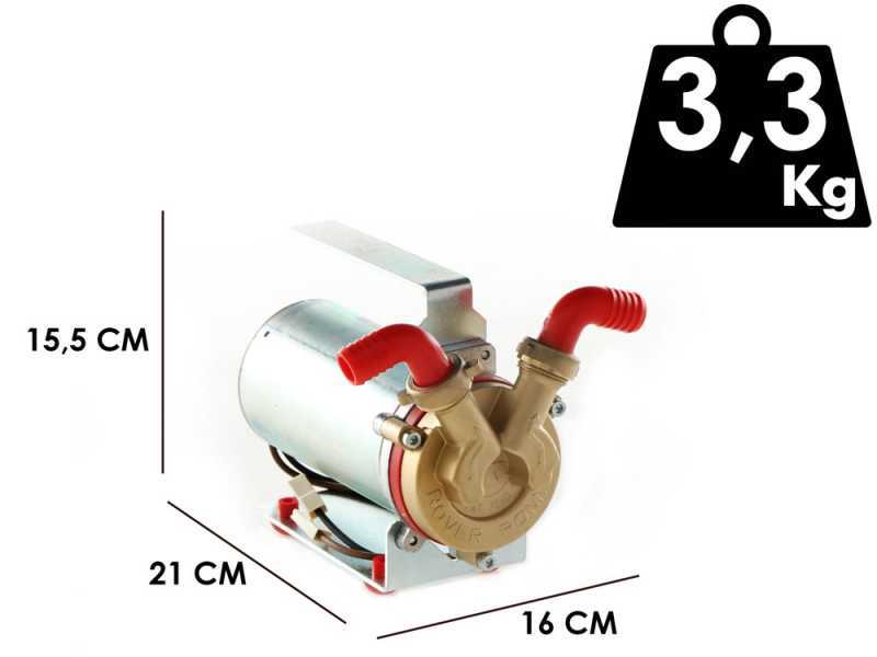 Rover Marina Mini 20 - Pompa da travaso elettrica in bronzo - 12V