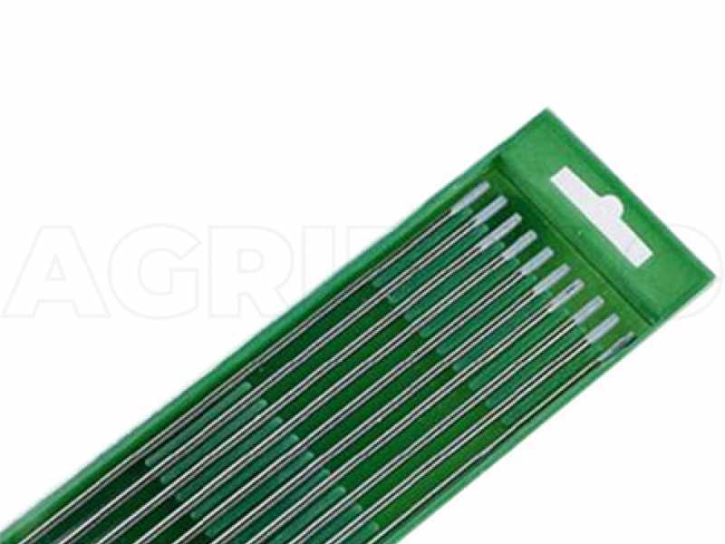 Elettrodo Tungsteno Puro - diametro 1,6 mm - per torce 110 A, 140A, 180A, 320A - 10 pz