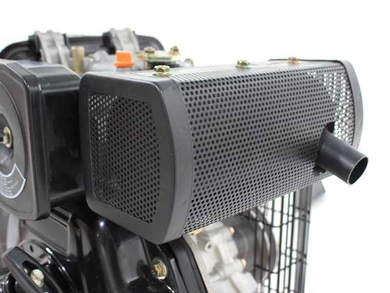Motocompressore GVD 50/700 AE con motore diesel - compressore a scoppio gasolio avviamento elettrico (700lt/min)