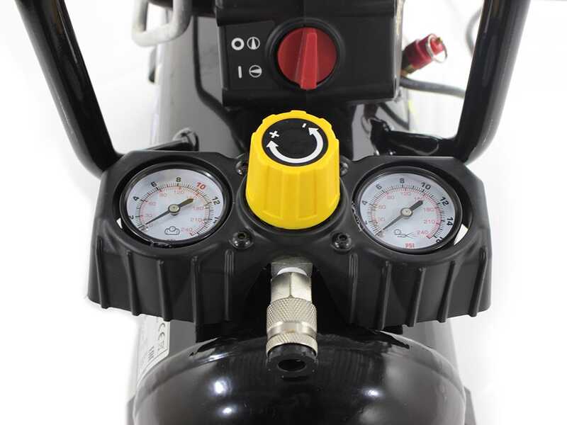 Stanley Fatmax HY 227/10/12 - Compressore aria elettrico portatile monofase  - Motore 2 HP - 12 lt