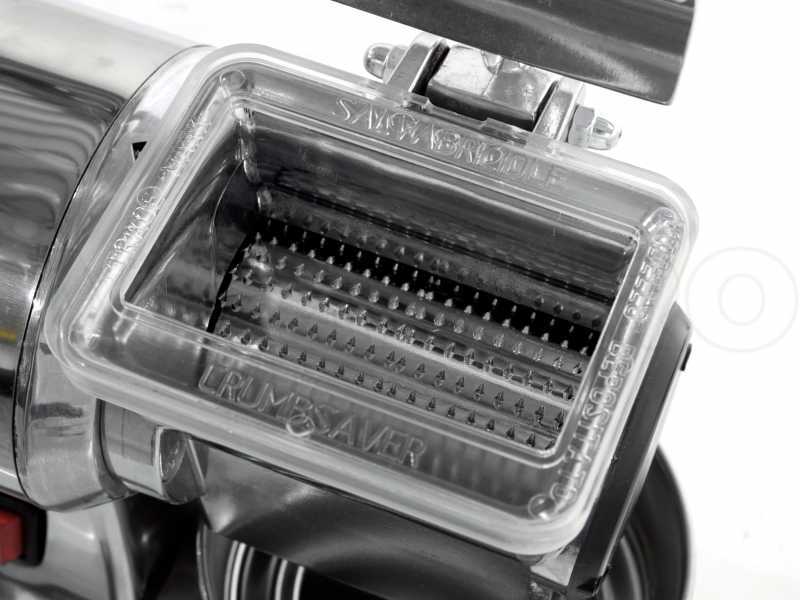 New O.M.R.A. OM-3000-AL - Grattugia elettrica da tavolo in alluminio pressofuso - 260W