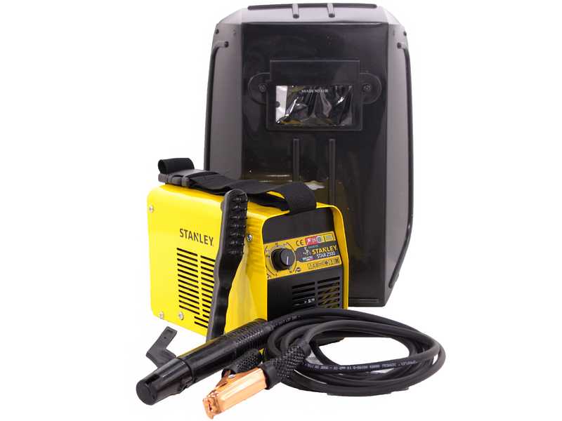Stanley STAR 2500 - Saldatrice Inverter (MMA) + Kit, corrente continua (DC)