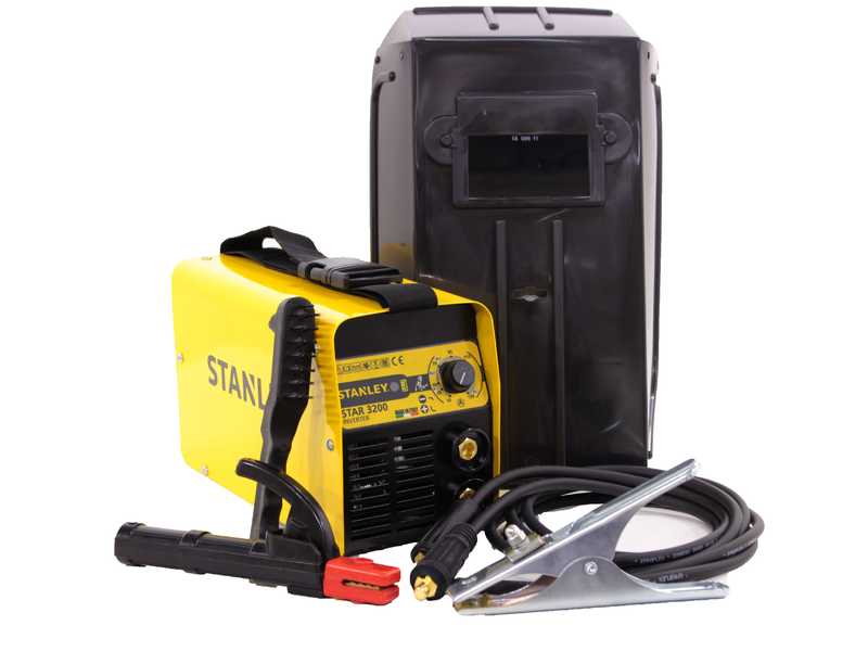 Stanley STAR 3200 - Saldatrice Inverter (MMA) + Kit, corrente continua (DC)