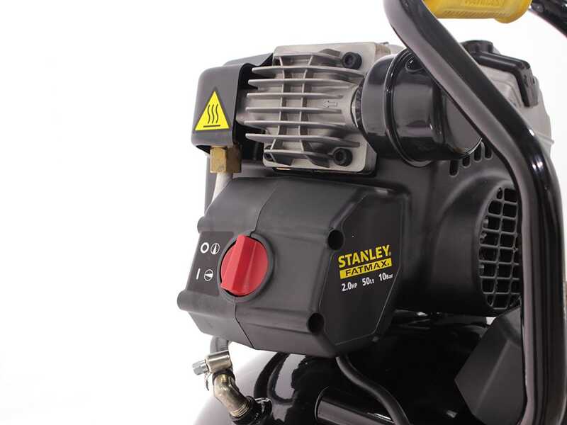 Stanley Fatmax HY 227/10/50V - Compressore aria elettrico portatile monofase - Motore 2 HP - 50 lt