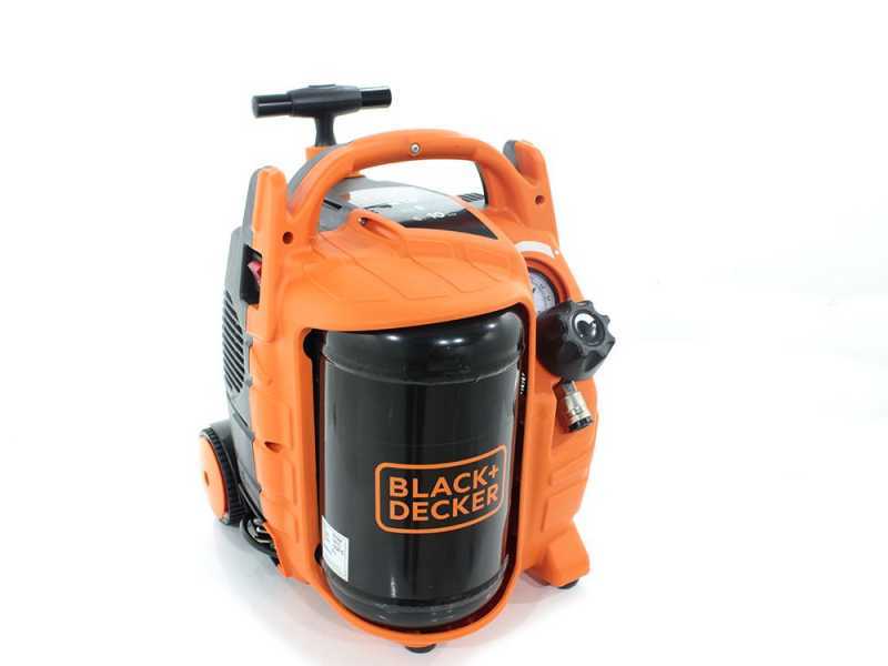 Black &amp; Decker BD 195/5 MY T - Compressore aria elettrico portatile monofase, oil-less - Motore 1.5 HP - 5 lt 