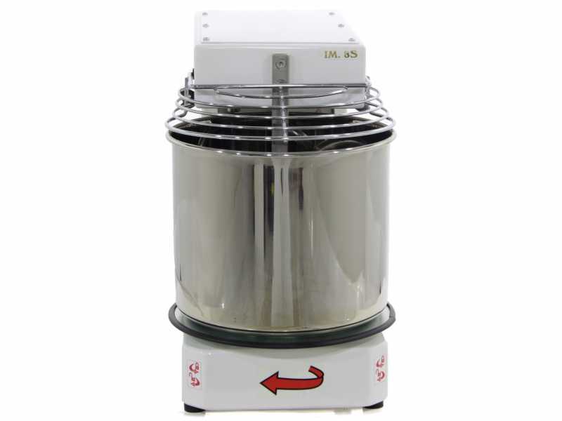 Famag IM 8S/230 1 Velocit&agrave; - Impastatrice a spirale 8 Kg con testa sollevabile