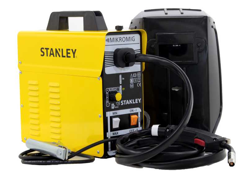Stanley VIP M165 - Saldatrice a trasformatore (MOG) + Kit, corrente alternata (AC) - GAS/NO GAS