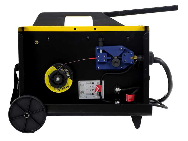 Stanley VIP M165 - Saldatrice a trasformatore (MIG-MAG-MOG) + kit, corrente alternata (AC) - GAS/NO GAS