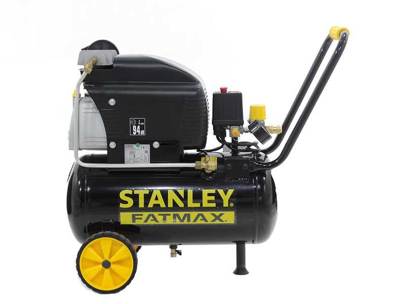Stanley Fatmax D211/8/24S - Compressore aria elettrico monofase - Motore 2 HP - 24 lt 