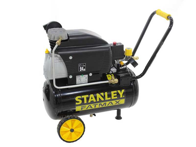 Stanley Fatmax D211/8/24S - Compressore aria elettrico monofase - Motore 2 HP - 24 lt 