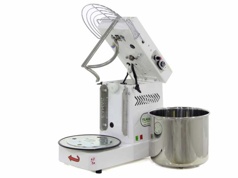 Famag IM 8S/230 10 Velocit&agrave; - Impastatrice a spirale 8 Kg con testa sollevabile