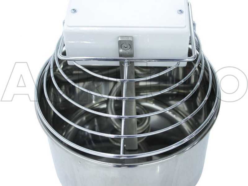 Famag IM 10S/230 1 Velocit&agrave; - Impastatrice a spirale 10 Kg con testa sollevabile