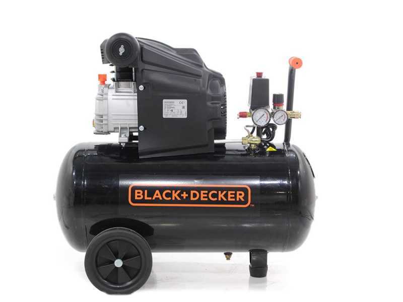 Black &amp; Decker BD 205 50 - Compressore aria elettrico compatto - Motore 2 HP - 50 lt