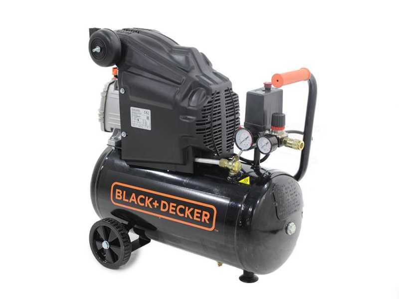Black &amp; Decker BD 205 24 - Compressore aria elettrico monofase - Motore 2 HP - 24 lt 