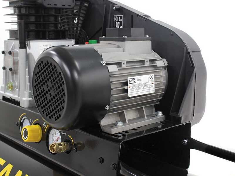 Stanley Fatmax B 480/10/200T - Compressore aria elettrico trifase a cinghia - Motore 4 HP - 200 lt
