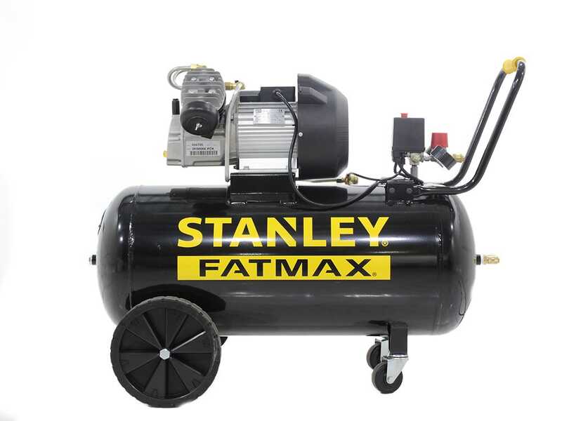 Stanley Fatmax DV2 400/10/100 - Compressore aria elettrico monofase - Motore 3 HP - 100 lt