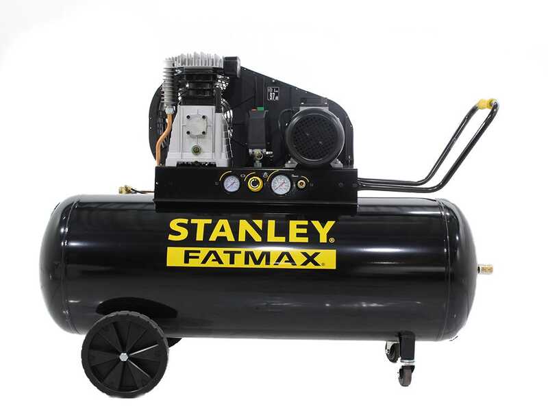 Stanley Fatmax B 480/10/270T - Compressore aria elettrico trifase a cinghia - Motore 4 HP - 270 lt