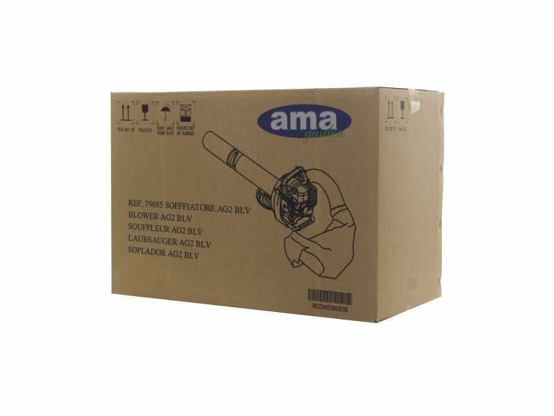 Ama AG2-BLV - Soffiatore aspiratore a scoppio 3in1 - Motore 2 tempi