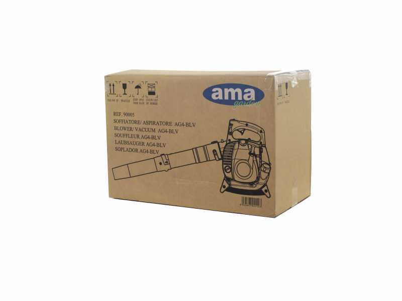 Ama AG4-BLV - Soffiatore aspiratore a scoppio 3in1 - Motore 4 tempi