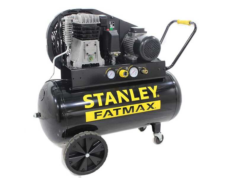 Stanley Fatmax B 350/10/100T - Compressore aria elettrico trifase a cinghia - Motore 3 HP - 100 lt