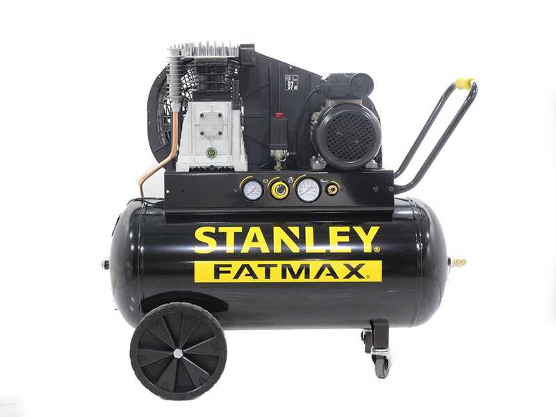 Stanley Fatmax B 400/10/100 -Compressore aria elettrico monofase a cinghia - Motore 3 HP - 100 lt