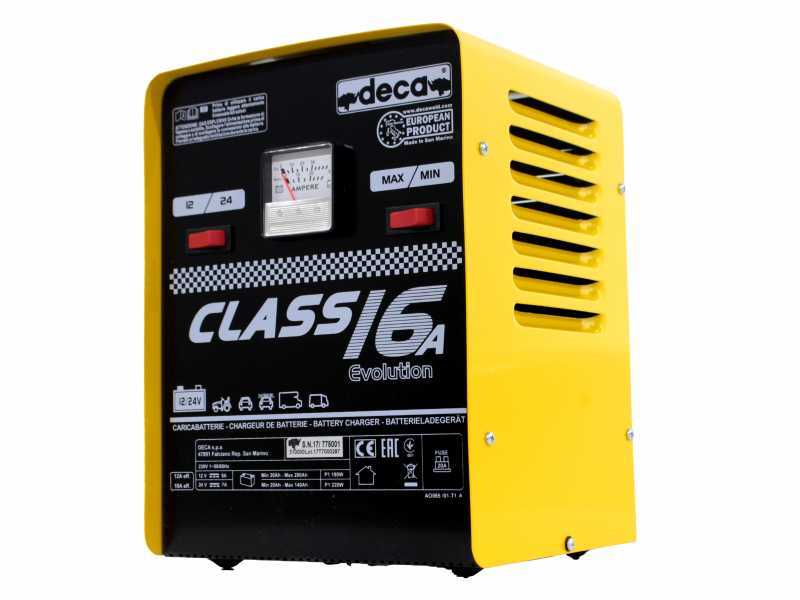 Deca CLASS 16A - Caricabatterie auto - portatile - alimentazione monofase - batterie 12-24V