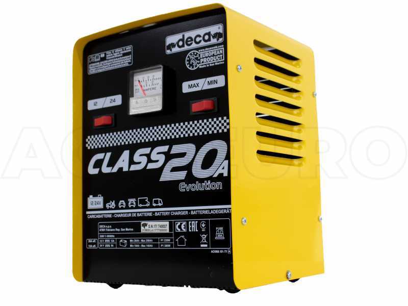 Deca CLASS 20A - Caricabatterie auto - portatile - alimentazione monofase - batterie 12-24V