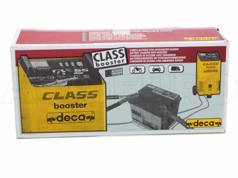 Deca CLASS BOOSTER 300E - Caricabatterie avviatore - carrellato - monofase - batterie 12-24V