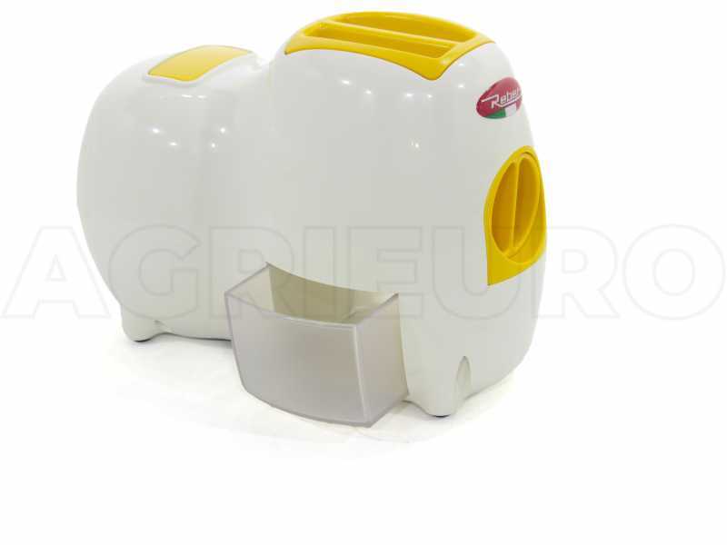 Reber Fido 9250 BG Bianco/Giallo - Grattugia elettrica da tavolo - 140W