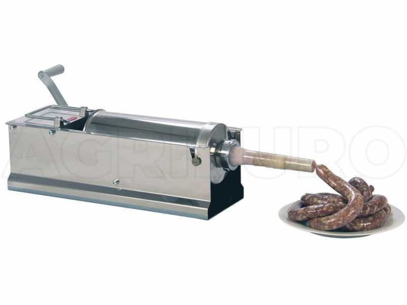 Reber 8960 N INOX - Insaccatrice manuale per salumi 5 Kg - 2 Velocit&agrave;