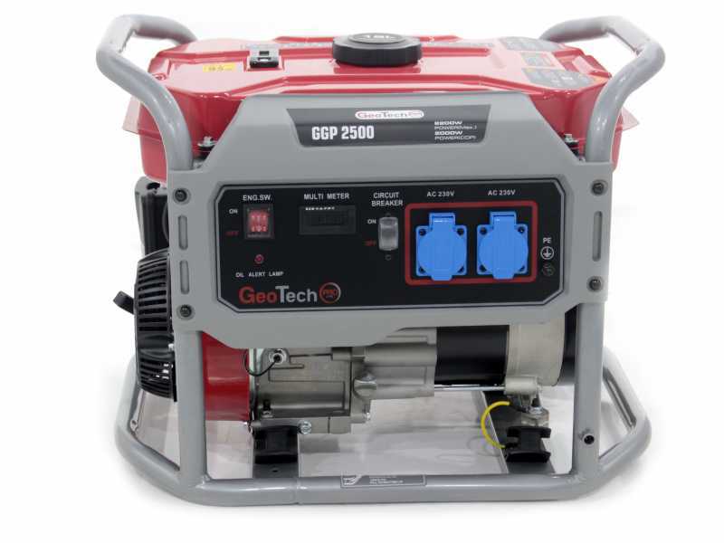 GeoTech-Pro GGP 2500 - Generatore di corrente carrellato con AVR 2.2 kW - Continua 2 kw Monofase