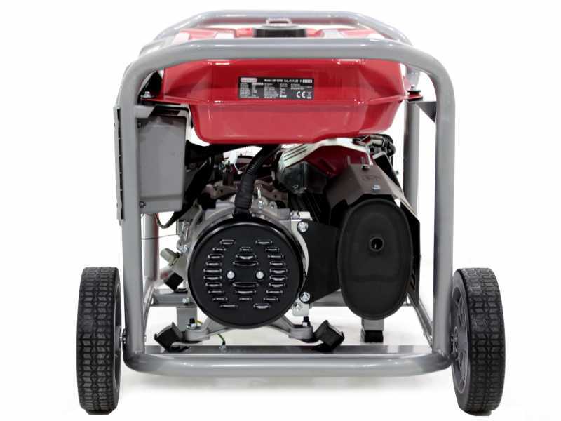 GeoTech-Pro GGP 6500 - Generatore di corrente carrellato con AVR 5.4 kW - Continua 5 kw Monofase