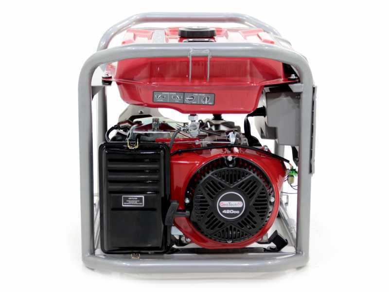 GeoTech-Pro GGP 6500 - Generatore di corrente carrellato con AVR 5.4 kW - Continua 5 kw Monofase