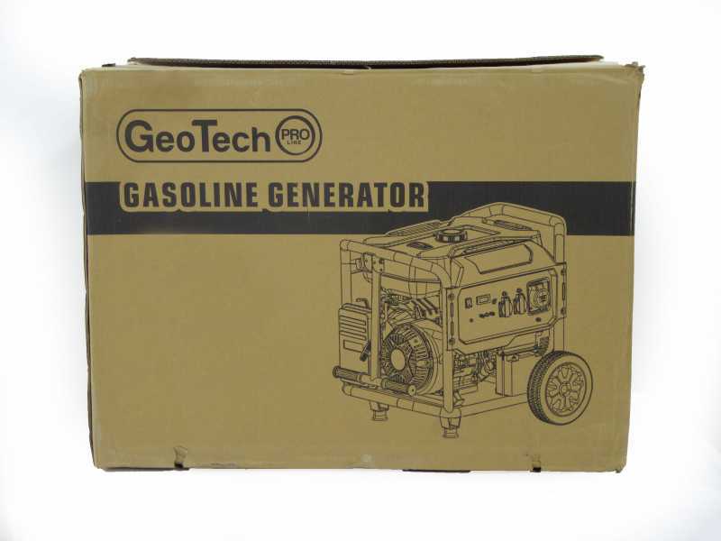 GeoTech Pro GGP 6500-3 - Generatore di corrente carrellato con AVR 5.4 kW - Continua 5 kw Trifase