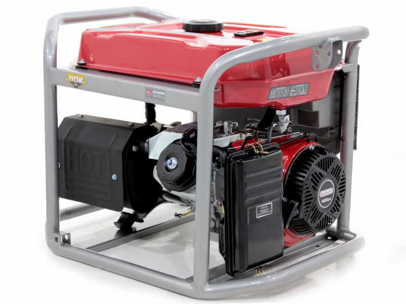 GeoTech-Pro GGP 6500-3 - Generatore di corrente carrellato con AVR 5.4 kW - Continua 5 kw Trifase