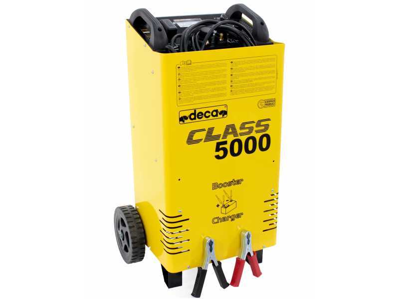 Deca CLASS BOOSTER 5000 - Caricabatterie avviatore - carrellato - monofase - batterie 12-24V