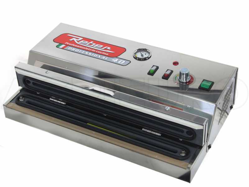 Reber PROFESSIONAL 40 - 9714 N - Macchina sottovuoto professionale - Barra saldante 43cm