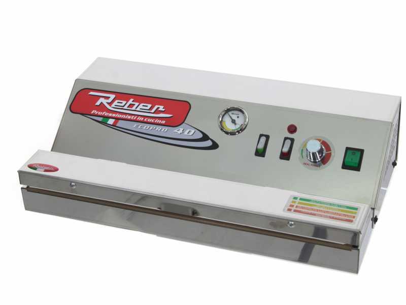 Reber EcoPro 40 - 9716 N - Macchina sottovuoto professionale - Barra saldante 43cm